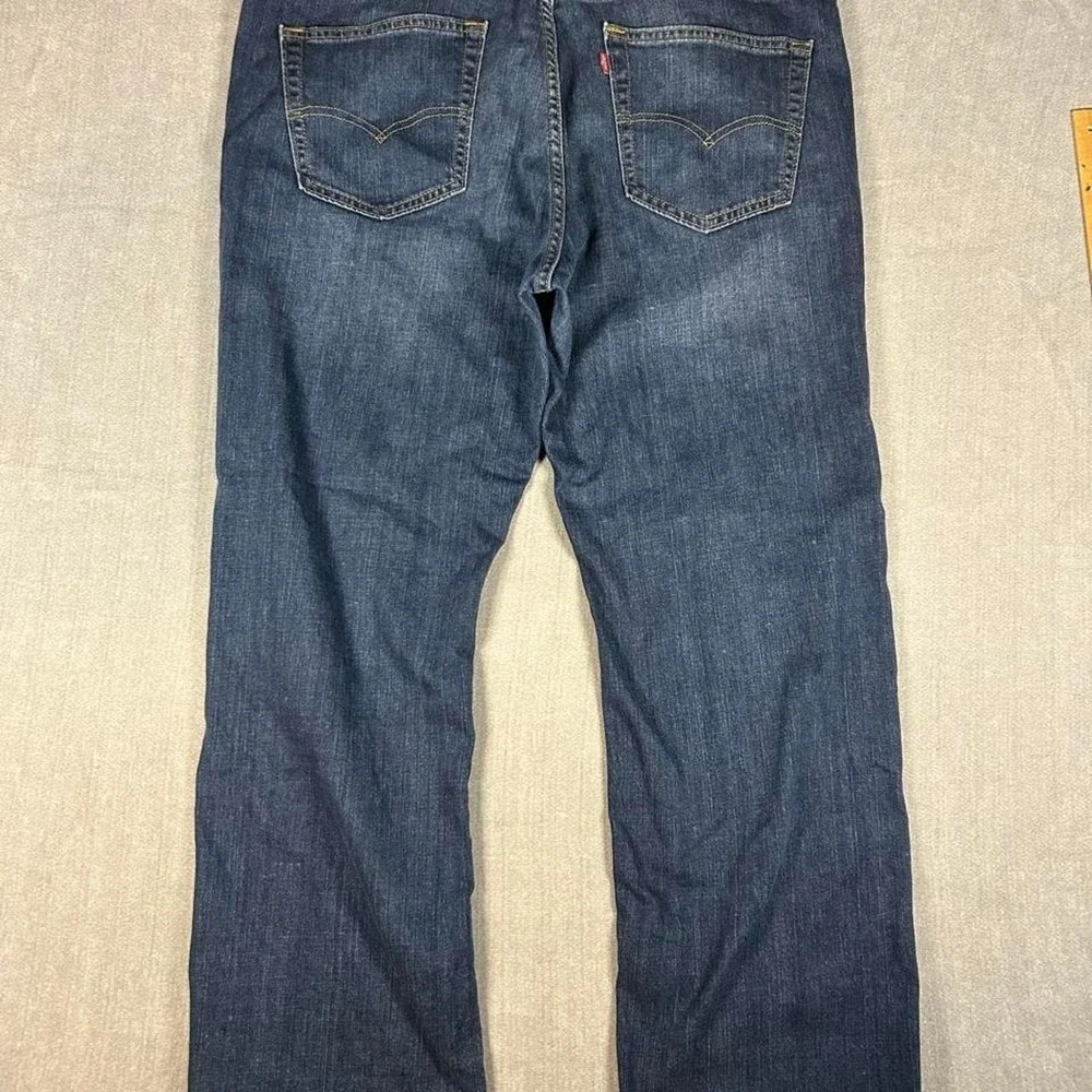 Levis 559 Relaxed Straight Leg Jeans Mens 40x30 Dark Wash Blue Denim 00559-0384